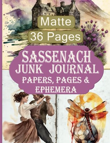 Sassenach Junk Journal Pages and Ephemera: Matte Finish Includes 36 Papers With Scottish Aesthetic, For Scrapbooking and Art Journaling image 2