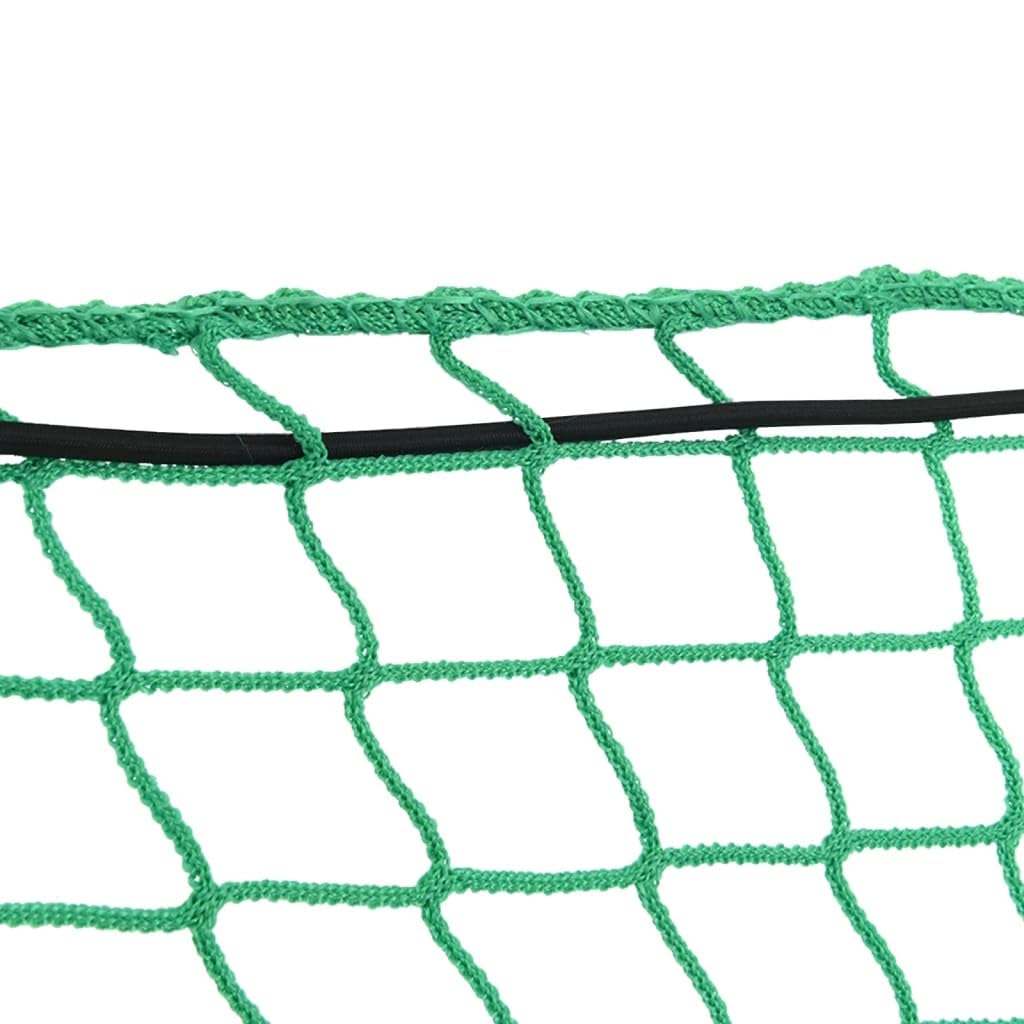 Mangloder Anhängernetz mit Gummiseil in Grün 2,5x1,5 m PP wetterfest und UV-beständig für Transport, Ladungssicherung, Fahrzeug, Kofferraum, Anhänger, SUV, Laderaum, Gepäcknetz, Staunetz