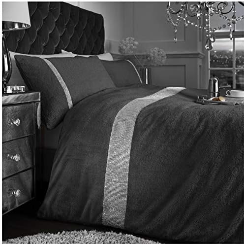 GC GAVENO CAVAILIA Teddy Duvet Cover Sets, Snuggle Plush Fleece Bedding King Size, Warm Fluffy Bed Covers, Blush Pink