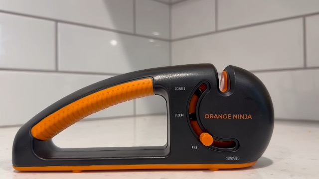 Watch Honest review of orange ninja knife sharpener on Amazon Live