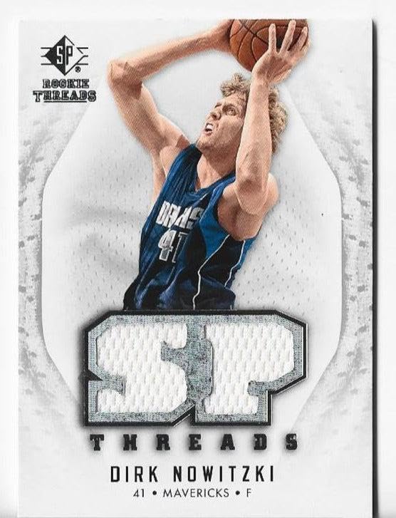 Dirk Nowitzki 2008-2009 Upper Deck SP #T-DN Rookie Threads Card - Basketball Slabbed Rookie Cards