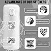 BDSHUNBF 100 PCS Gothic Skull Stickers - Black White Horror Thriller Waterproof Vinyl for Water Bottle, Skateboard, Laptop, Guitar #4