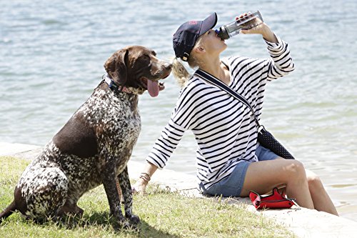 Doog - Dog Owners Outdoor Gear Doog 3-In-1 Water Bottle Plus Drink Insulator Plus Dog Water Bowl, Red, 5.6 Ounces (Bb3In1R) #TOP3