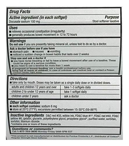 CVS Stool Softener, Docusate Sodium 100 mg, Softgels, 750 Count