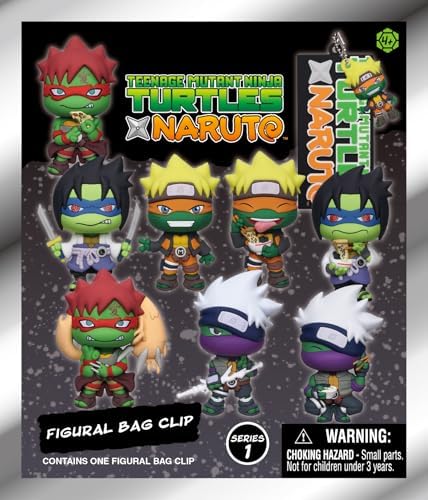 Teenage Mutant Ninja Turtles x Naruto Series 1 – 5" Collectible Bag Clip – Blind Bag (ONE Random Figure) – Anime Crossover Character Keychain/Backpack Accessory | Official Licensed Merchandise image 4