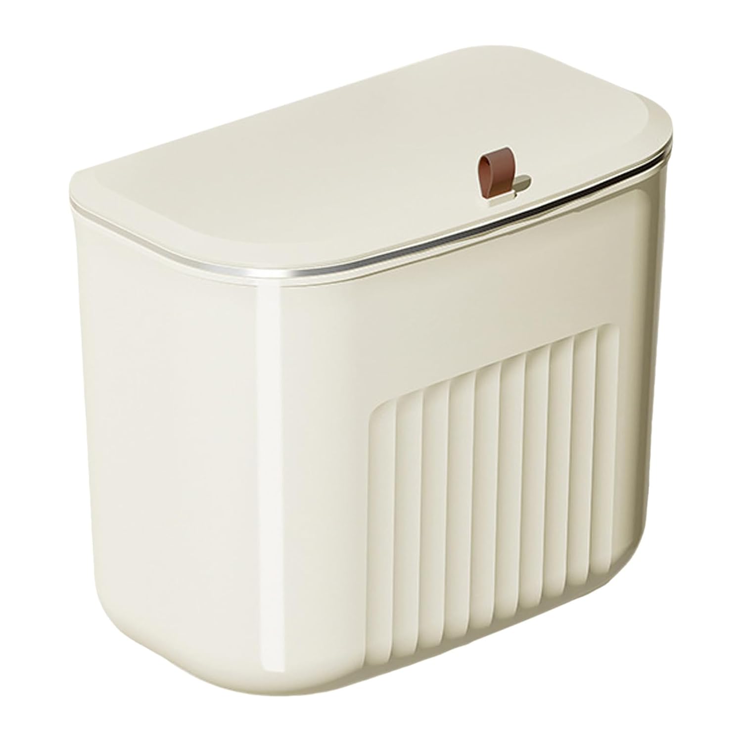 Hanging Trash Can Kitchen Compost Bin with Lid 7 9 Liter Wall-Mounted Garbage Can for Kitchen Cabinet Door