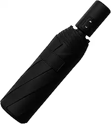 Guarda-Chuva Premium Dobrável com Cabo Premium – Abertura Automática 1 Clique, Antivento, Proteção UV, Impermeável, Elegante e Compacto para Qualquer Clima