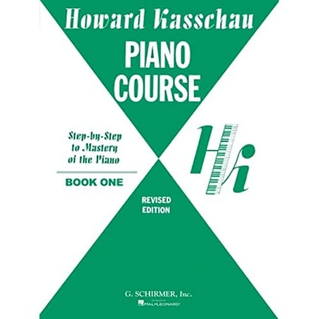 Howard Kasschau: Piano Course Book 1 | Beginner Piano Method Book for Early Learners | Easy Piano Sheet Music with Scales Arpeggios Technique Repertoire and Progressive Lessons | Revised Edition