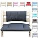 Blausberg Baby - coussins set Junior pour chaise haute Stokke Tripp Trapp (sans fente au coussin d'assise) - réducteur de siège - gris foncé anthracite étoile