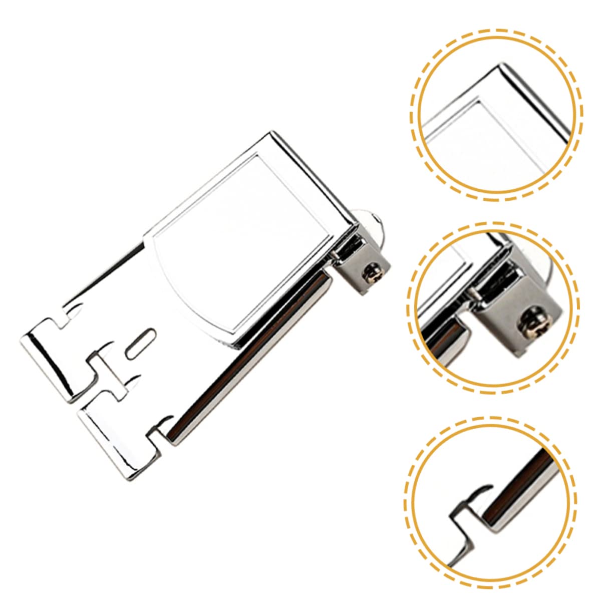 4stücke Saitige Banjo Saitenhalter Aus Hochwertigem Metall Chromfarbener Banjo Tailpiece Installieren Und Langlebig Für Musikliebhaber