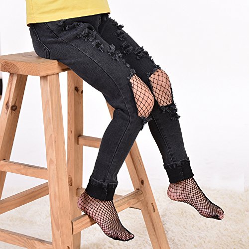 Multitrust Children Little Girls Hollow Out Fishnet Pantyhose Tights Leggings 1 Pair4