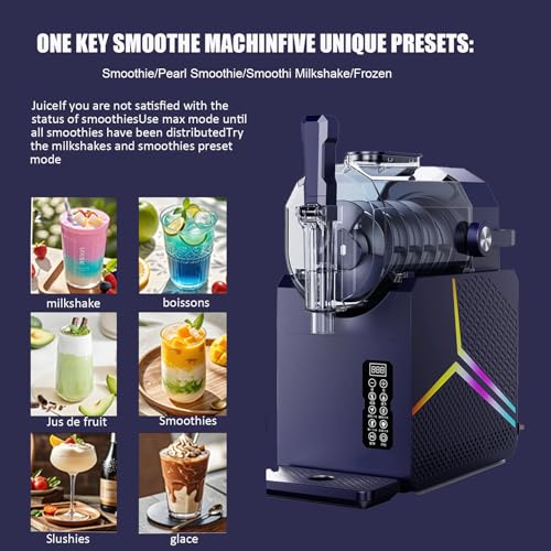 Schneekegel- und Slushie-Maschine, 5 voreingestellte Modi, 2,5 l Tank, digitales Touch-Panel, Schnellgefriereismixer, One-Touch-Steuerung, spülmaschinenfest – Bild 5
