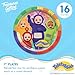 Treasures Gifted Officially Licensed Teletubbies Birthday Party Decorations Plates 16ct - 7in Dessert Paper Plates - Teletubbies Party Supplies