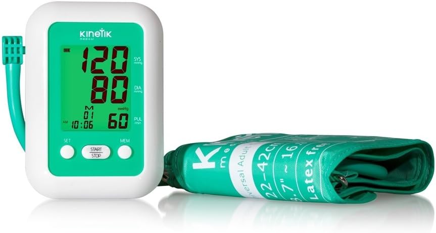 Kinetik Wellbeing Advanced Upper Arm Blood Pressure Monitor. Fast Measurement with Traffic Light Reading Indicator