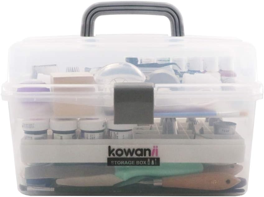 Cake Decorating Tools Storage Box Large, Organizer Case Caddy Container Cabinet Bin for Icing Piping Tips Kit Kitchen Baking Tools Accessories Supplies Bakeware