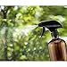 Cornucopia Brands 16oz Amber Glass Spray Bottles (6-Pack), Boston Round Bottles W/Heavy Duty Mist and Stream Sprayers