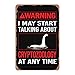 Red Warning Cryptozoology Cryptid Cryptids Wall Decor Tin Sign Bar Wall Art Kitchen Farm Man Cave Party 12"x8" Metal Sign Bar