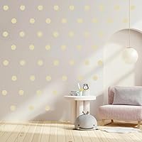 Vista 5 de Calcomanías de pared con puntos negros, 2 pulgadas, 100 unidades (negro mate)