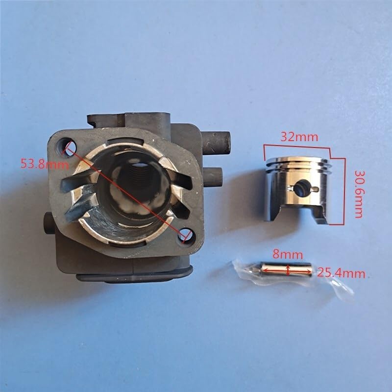 Anillo de pistón del Cilindro la desbrozadora HT2310 / G23L, Cortasetos 1E32F 32F (diámetro 32mm) Piezas de Repuesto