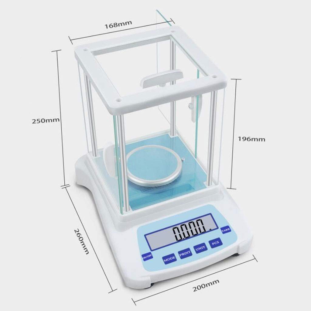 Balance électronique 0,001 G Balance analytique électronique Balance numérique Balance multifonctionnelle expérimentale de Haute précision pour Bijoux industriels, 220 g/0,001 g,220g/0.001g