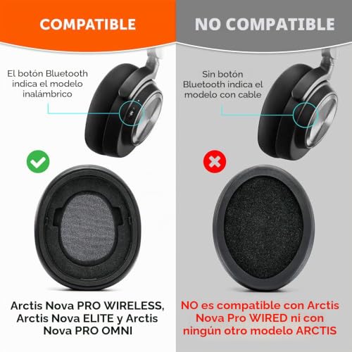 Almohadillas WC Freeze Nova Pro Wireless para solucionar el dolor de orejas por calor 2