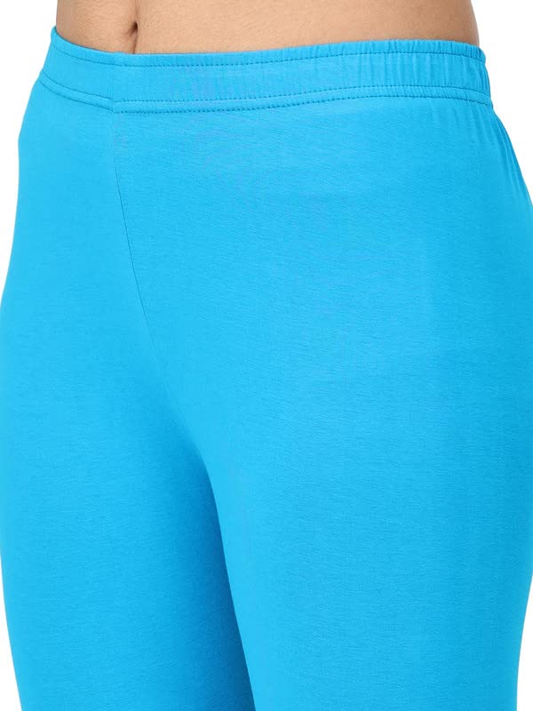 Image of Robinbosky Premium Stretchable Cotton Capri Legging for Women | Suitable for Formal wear & Casual wear | High-End Elastic Makes. The Leggings Squat Proof and Durable for Travel, Yoga, & Workout.