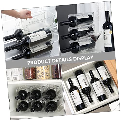Soporte apilable para botellas de vino transparente COLLBATH miniatura 5
