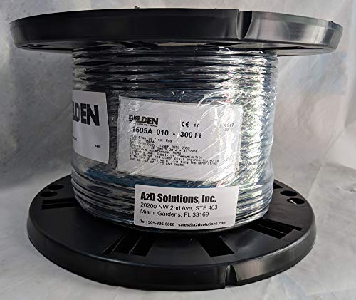 300 Ft. - Belden 1505A RG59/20 HD and SDI Digital Coaxial Cable - Black