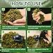 charmshine 7.05oz Dried Sphagnum Moss for Reptiles Compressed Natural Live Moss Reptile for Terrarium, Hatching, Forest Sphagnum Moss Reptile Bedding Substrate for Snakes, Gecko, Turtles,Frogs