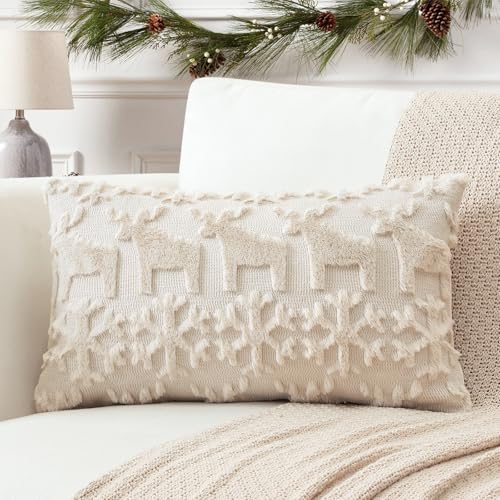 Artscope 1er Set Wolle Kissenbezüge Weicher Plüsch Kurzer Wollsamt...