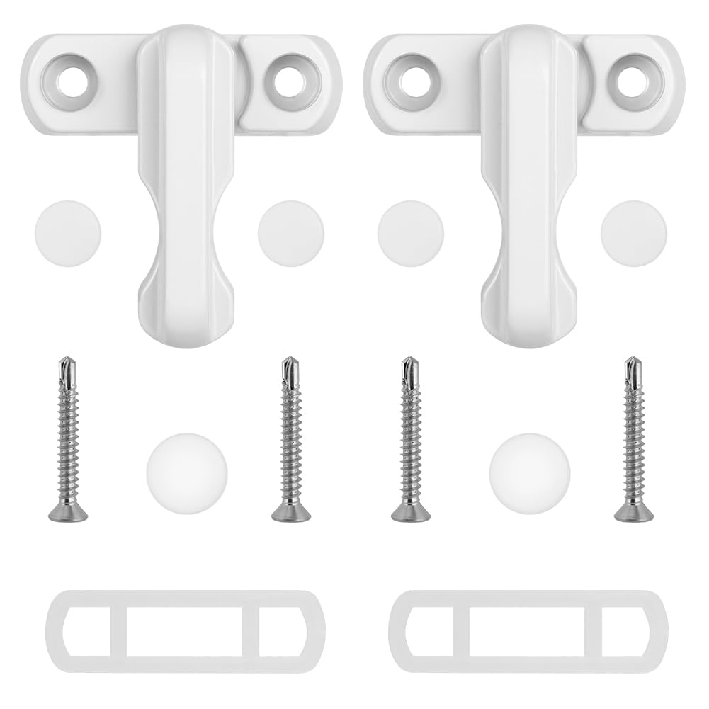 flintronic Poignée de Fenêtre Aluminium 2PCS Sécurité Enfant