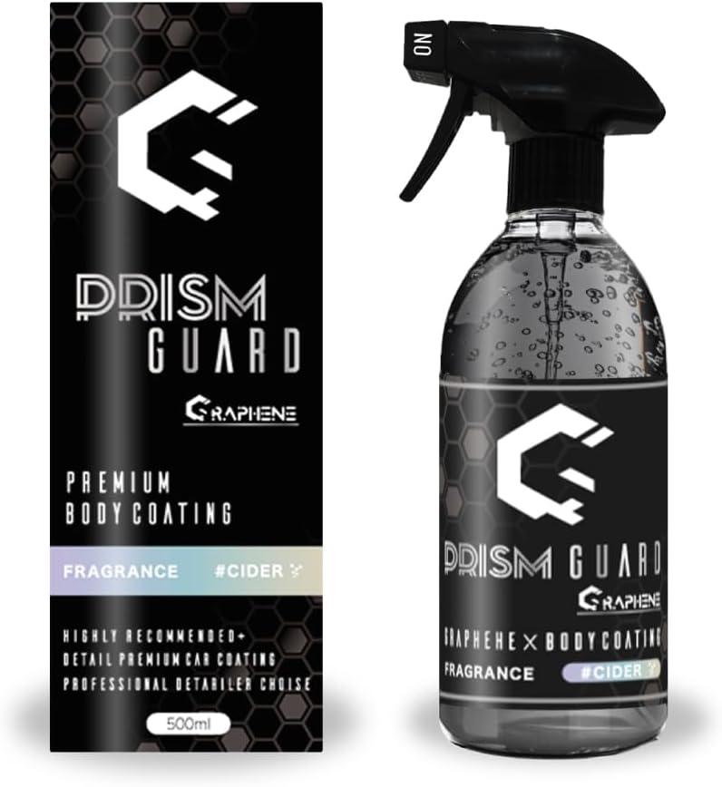 SPEEVAL Prism Guard Graphene グラフェン+SiO₂+カルナバロウ配合 コーティング 車 ボディ 強撥水 艶 トップコート 洗車 サイダーの香り 最大6ヶ月耐久 (500ml)