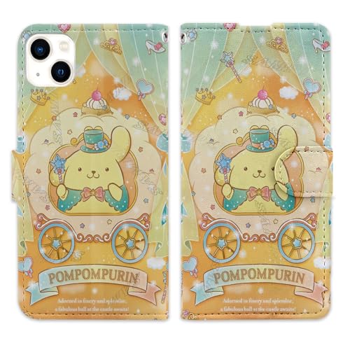 ポムポムプリン スマホケース iphone 16 pro 手帳型 全機種対応 携帯ケース ケース 傷や汚れに強い おしゃれ 手帳型ケース