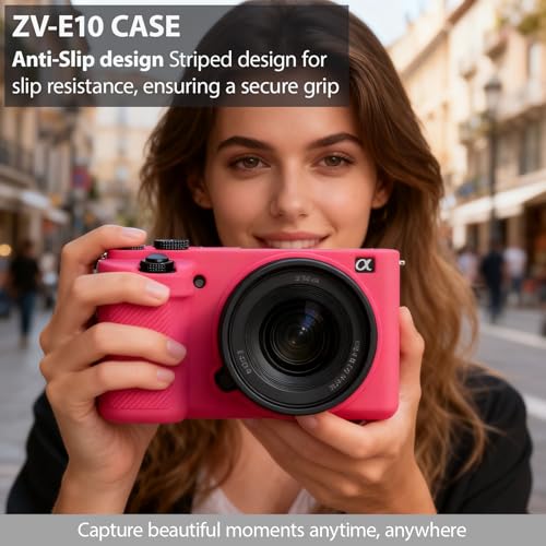 Funda Flexible de Silicona para Sony ZV-E10 Vlog Style miniatura 2