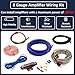 Imagen de LKRXW 8GA Kit de Cableado Amplificador de Coche 8AWG Kit Cable Amplificador 1800W Juego de Cables Instalación Ampli Subwoofer Car Audio Estéreo Conector RCA Altavoz Fusible