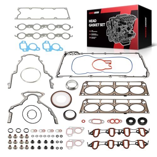 Image of Torchbeam Head Gasket Kit, Engine Cylinder Head Gasket Set Fit for Chevy Silverado Suburban 1500 Tahoe 2002-2006, GMC Sierra Yukon XL 1500, Avalanche 1500 Express Savana, 4.8L 5.3L, OE# HS26191PT-1