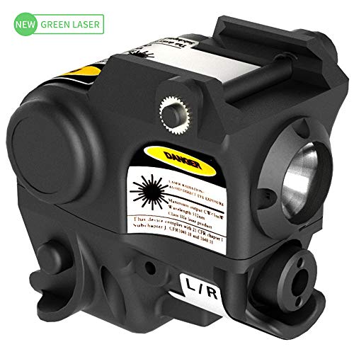Laspur Advanced Optics Tactical Sub Compact Rail Mount Laser Sight with High Lumen