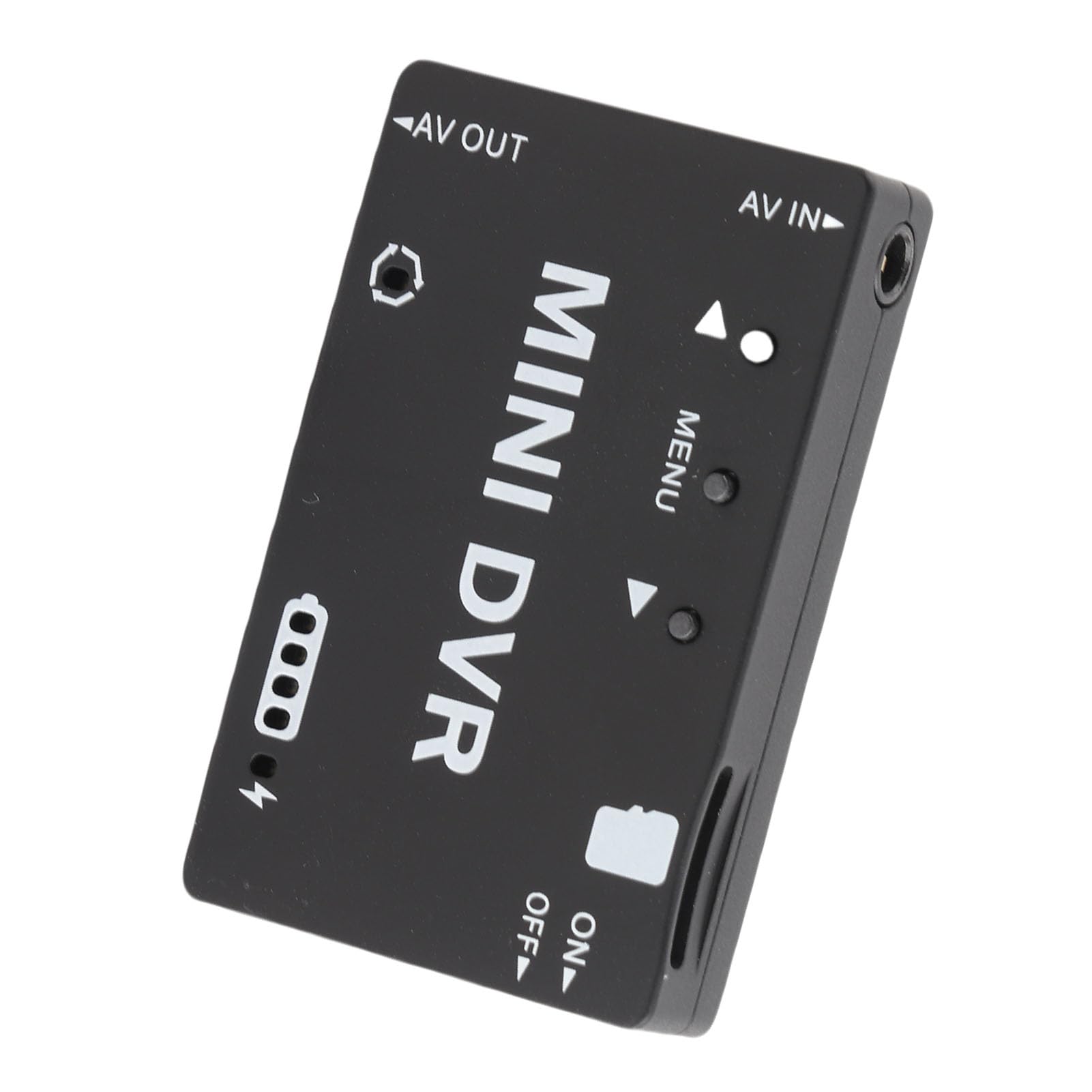 VBESTLIFE Mini-FPV-DVR-Modul mit Eingebautem Akku, Umschaltbarer NTSC-PAL-Video-O-FPV-Recorder für RC-Modelle, Gehäuse aus Aluminiumlegierung, Lange Arbeitszeit, Mehrsprachiges Menü