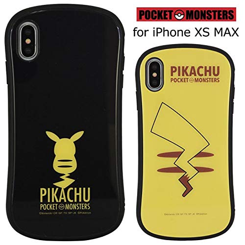 Amazon カラー ブラック Iphone Xs Max ポケットモンスター ハイブリッド ガラス ケース カード収納 キャラクター ソフト ケース ハードケース シリコン グッズ ポケモン ピカチュウ アイフォン Xsmax Iphonexsmax 6 5inch テンエスマックス スマホケース