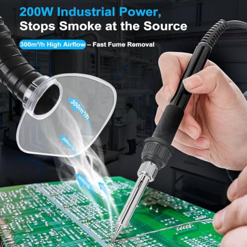 Image of MN02 200W Laser Fume Extractor with LED Remote Filter Alert