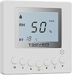 ALORAIR Remote Controller for Digital Humidity, Temperature, Adapt The Humidity Level, for Basement Crawl Space Dehumidifier White