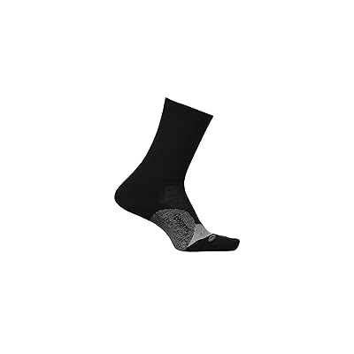 Feetures Elite Light Cushion Mini Crew Crew Cut Socks Shoes Black 1