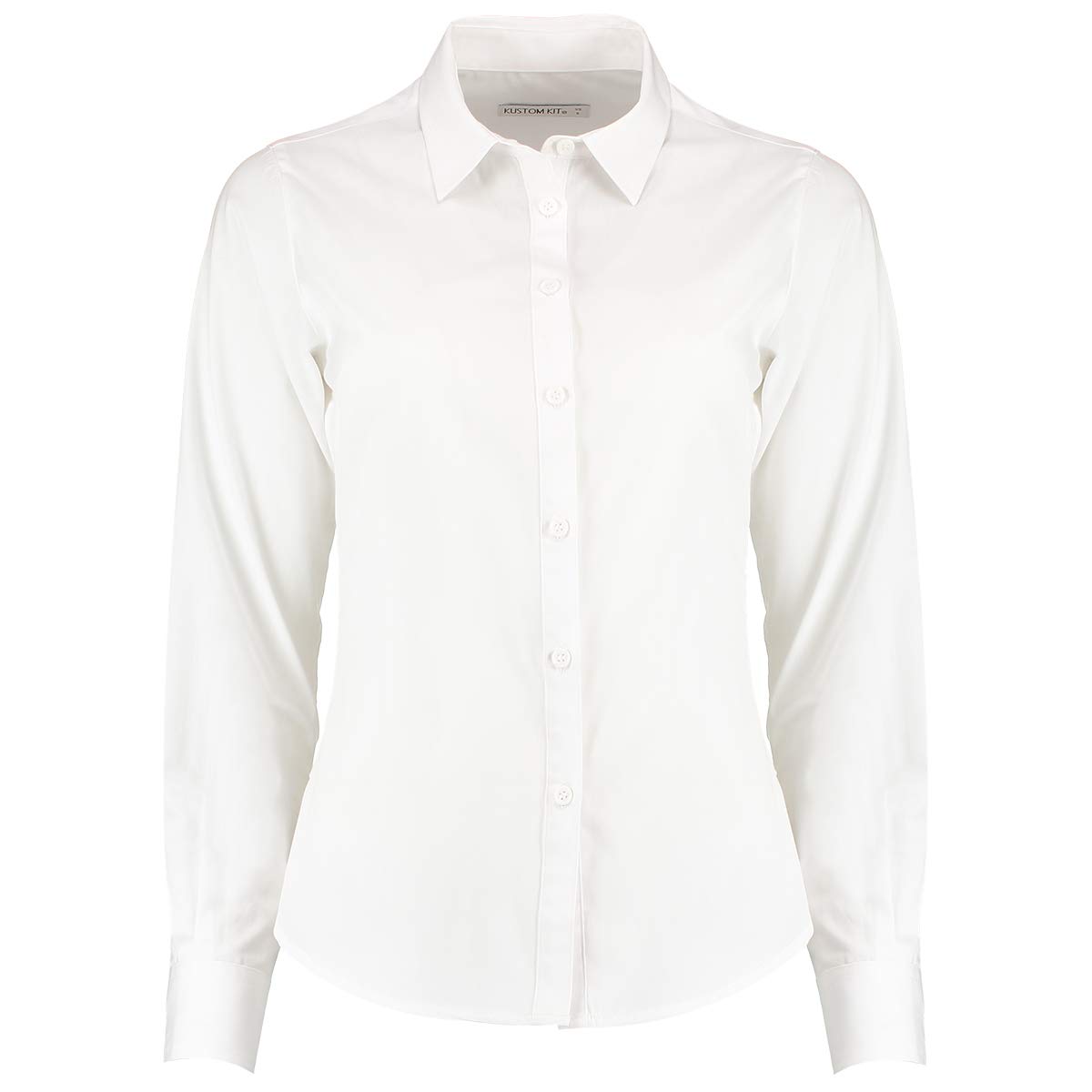 Kustom Kit Women's Poplin Shirt Shirt, White (White Kk-Wte-), 18
