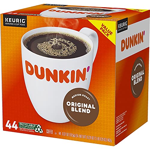 Dunkin' Donuts Original Blend K-Cup Pods, 44 Cups (44 K-Cups)