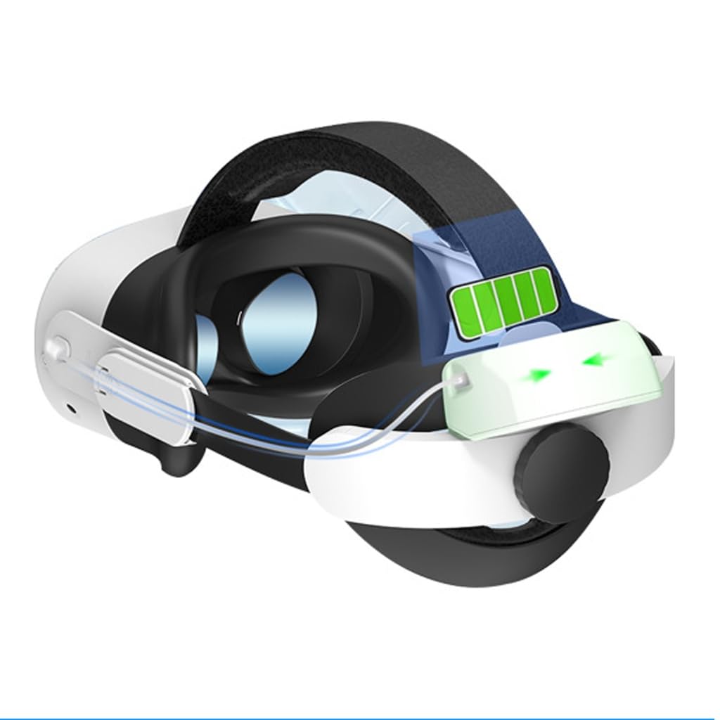Fascia di ricarica ergonomica per cuffie MQ 2 3 3S VR facile regolazione