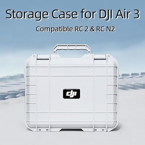 Miniatura 7 de Coyktonty - Funda rígida impermeable para DJI Air 3, totalmente protegida, a prueba de polvo, resistente a los impactos, resistente a los arañazos