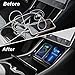 TAPTES Wireless Charger for Tesla Model 3 2017 2018 2019 2020, Dual Phone Charging Pad for Tesla Model 3 Accessories, Car Center Console Interior, Compatible with iPhone & Smartphones, Black