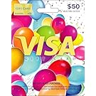 Visa Physical Gift Card $50 (plus $4.95 Purchase Fee)