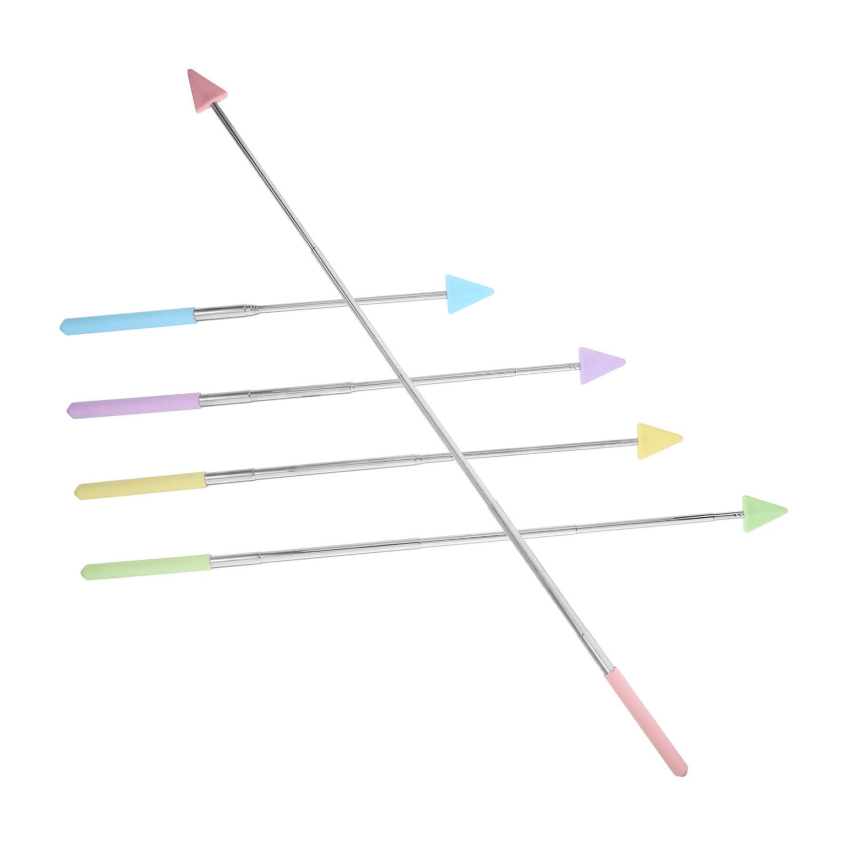NUOBESTY 5 Ensembles De Guidage De Pointeur Extensible Pointeur Enseignant Rétractable Pointeur Télescopique De Pointeur De Tableau Abdos 5 Pièces * 5