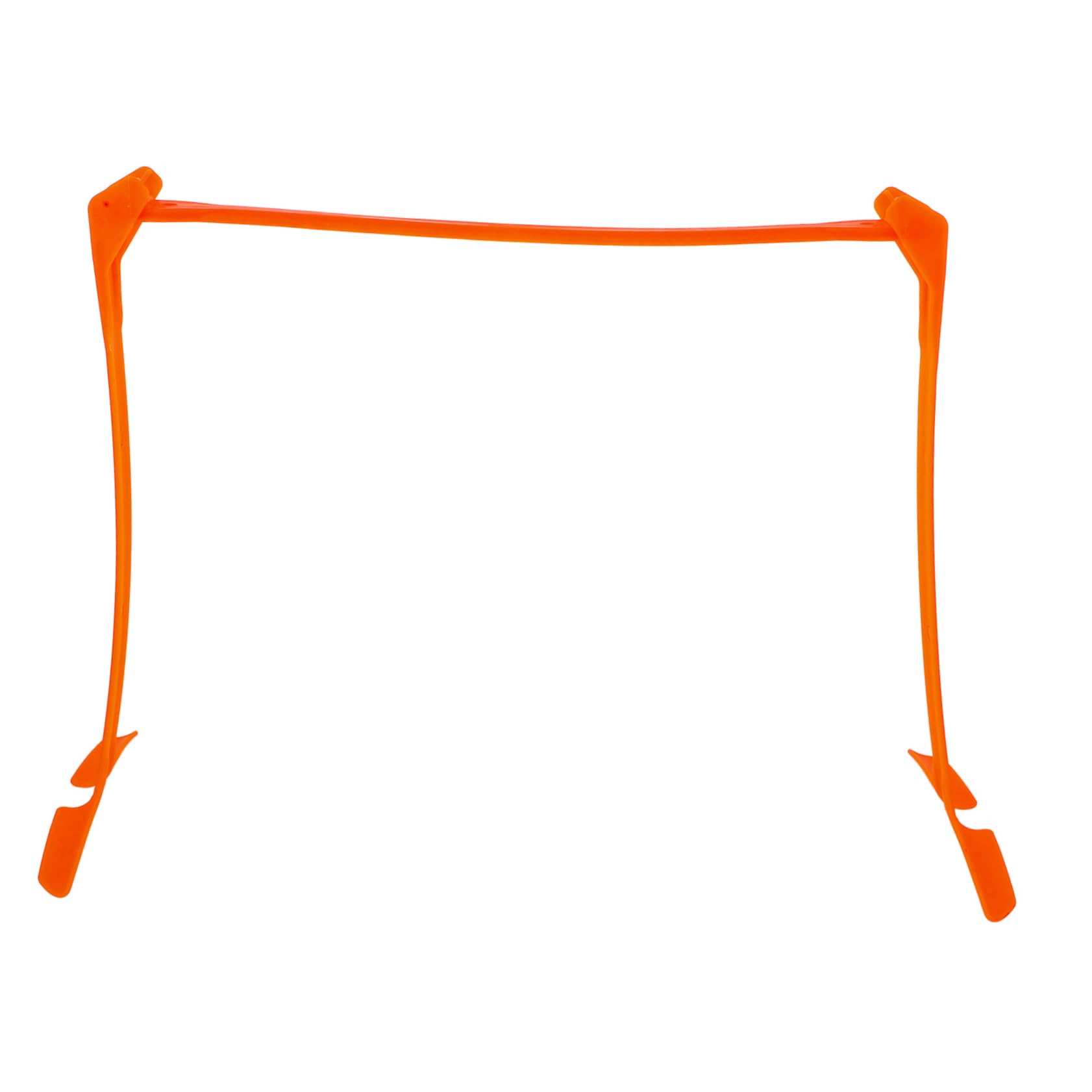 Abaodam Adjustable Plastic Soccer Hurdle for Football Practice Orange
